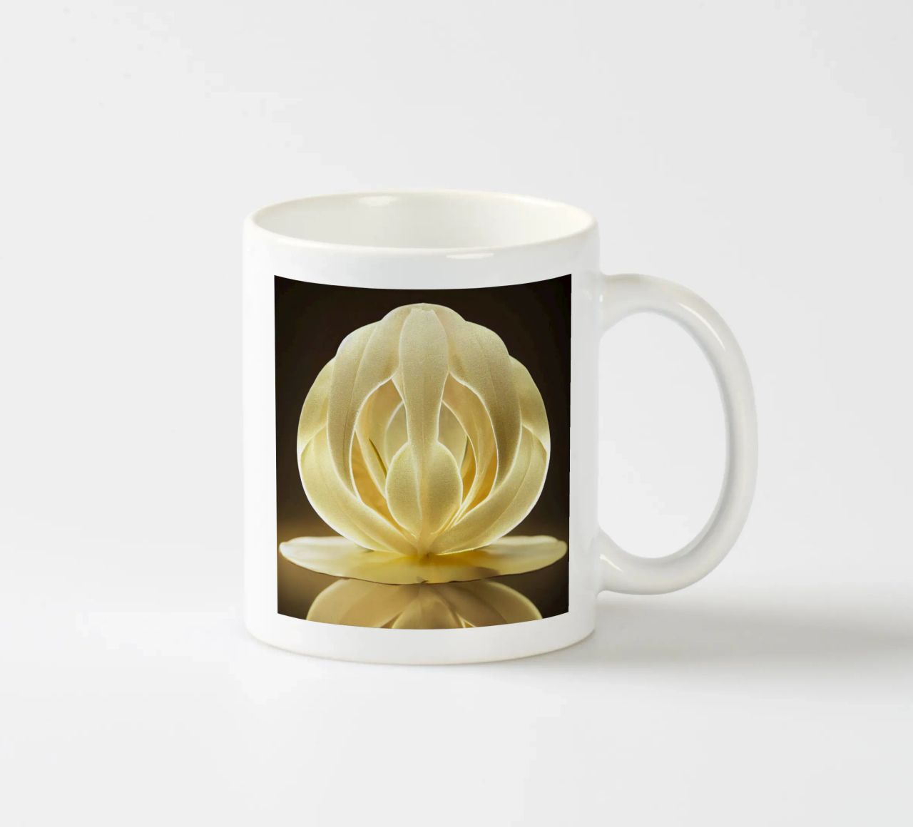 Macro bava di malva tazza in ceramica da Bold Blooms