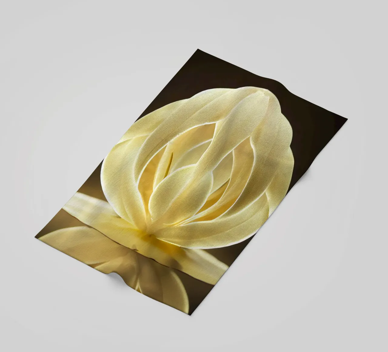 Flor de malva Macro Burr toalla de playa de Bold Blooms