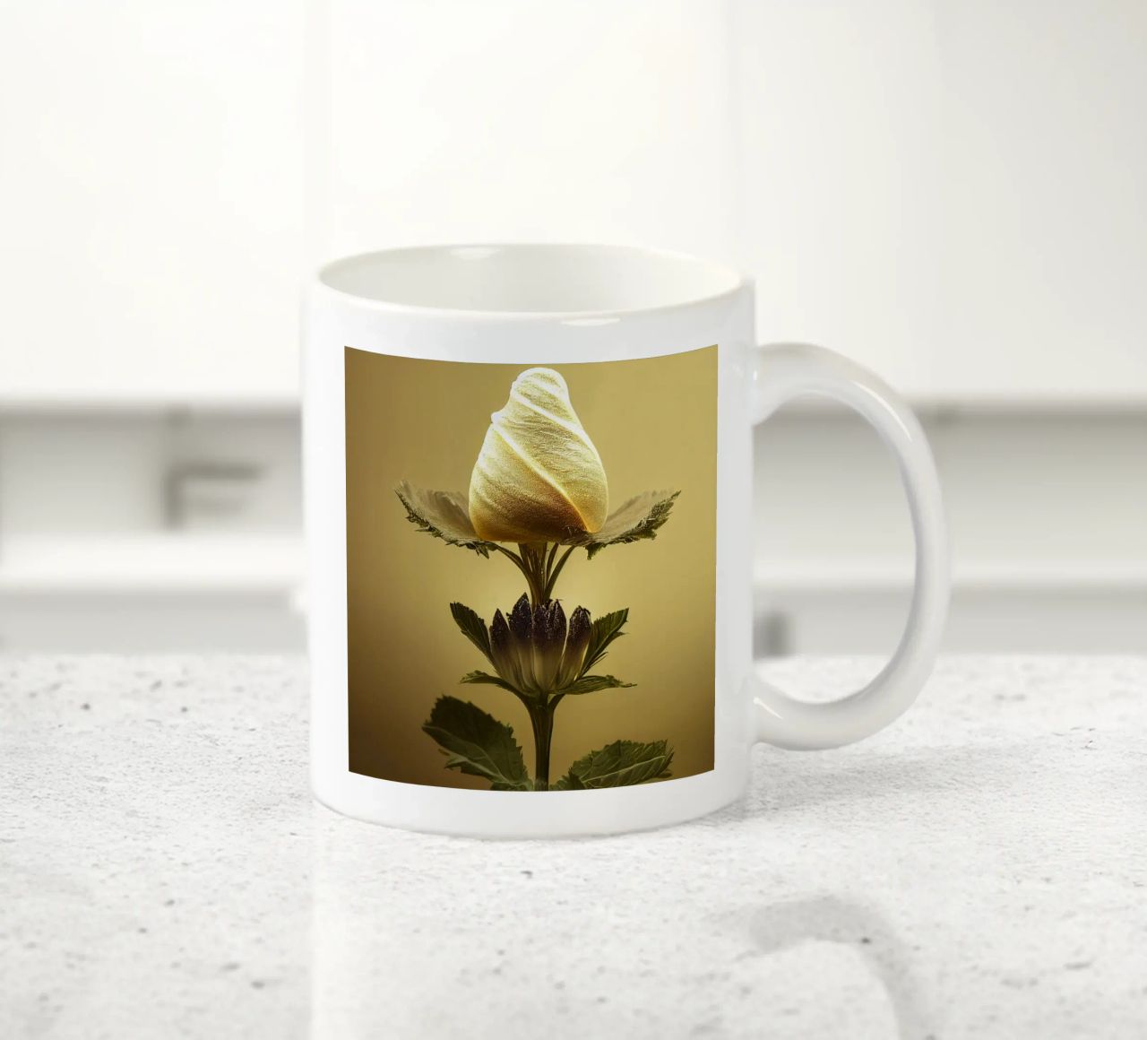 Macro bava di malva tazza in ceramica da Bold Blooms