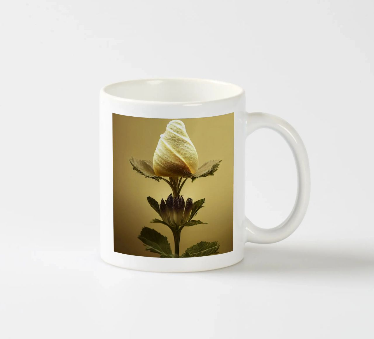 Macro bava di malva tazza in ceramica da Bold Blooms