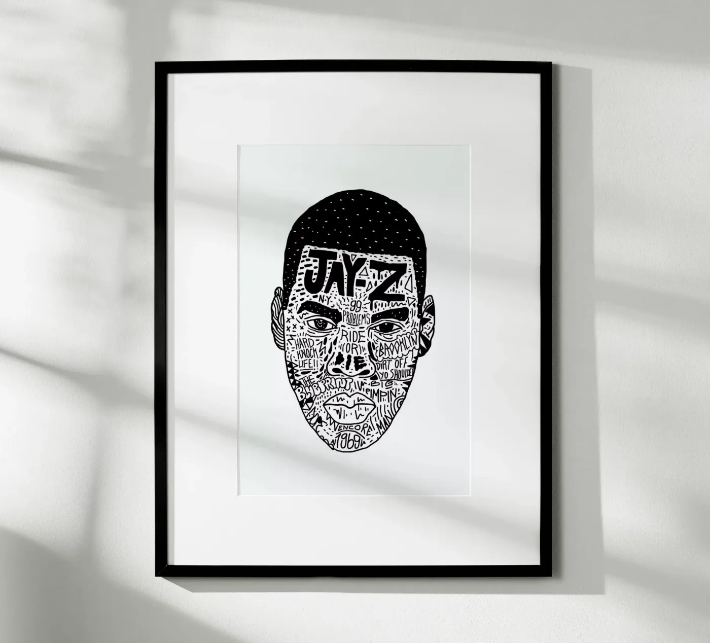 Jay Z poster van Nick Cocozza