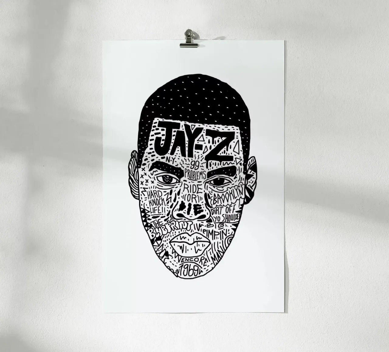 Jay Z poster by Nick Cocozza
