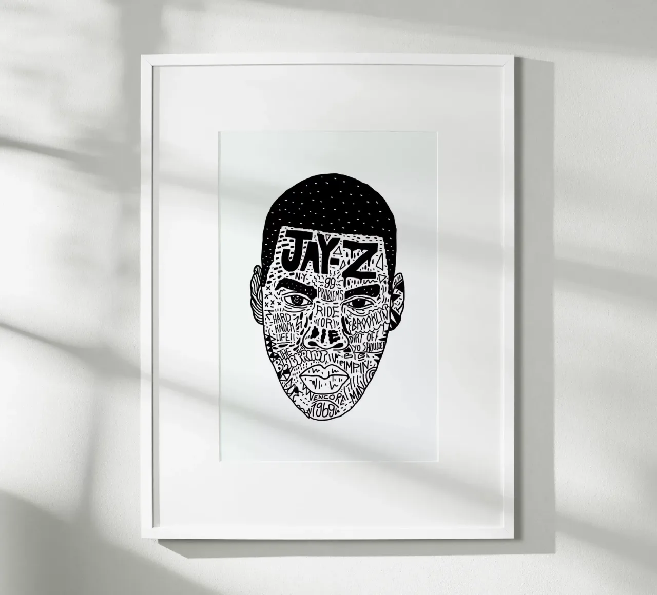 Jay Z carta hahnemühle da Nick Cocozza