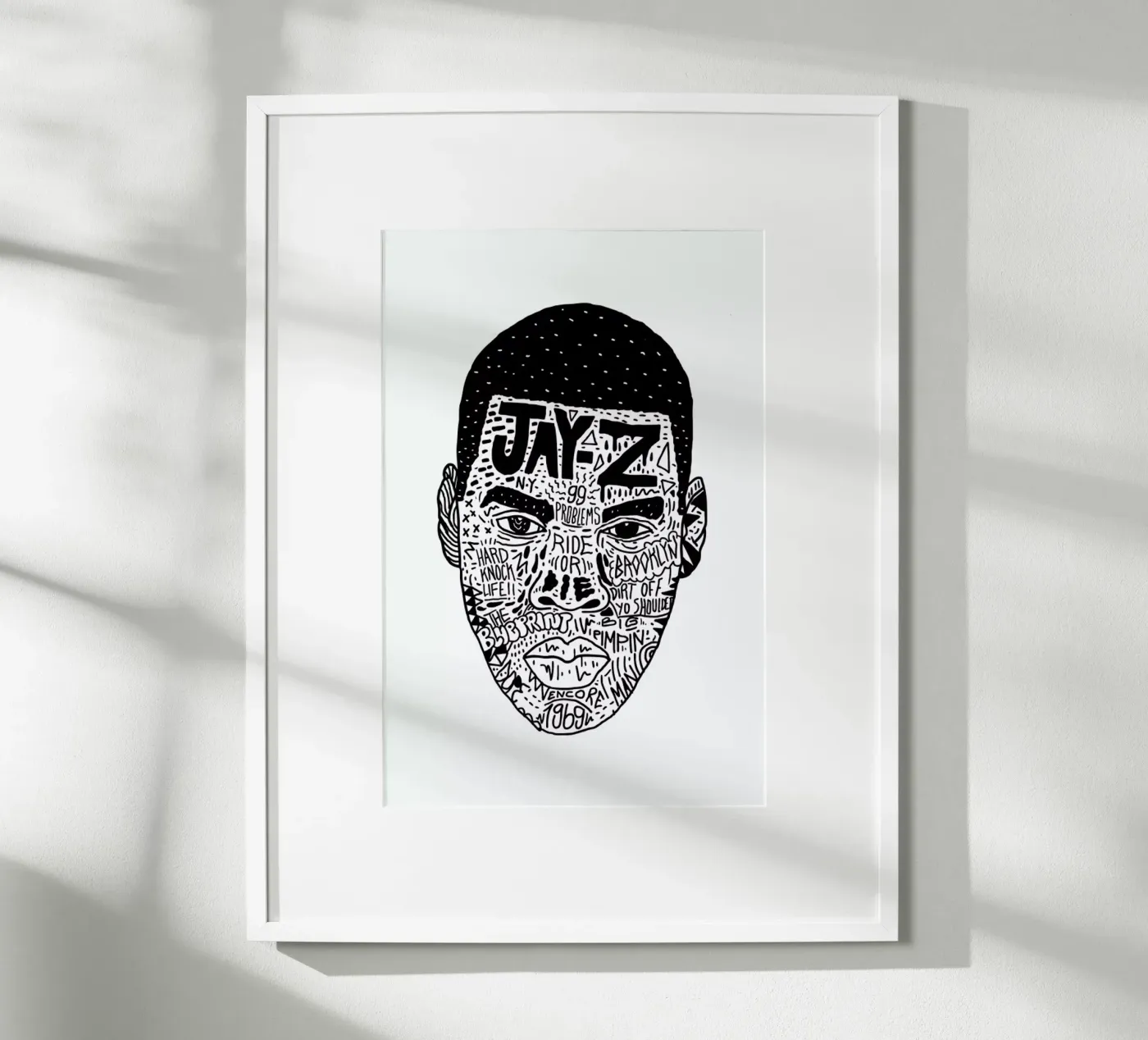 Jay Z poster van Nick Cocozza