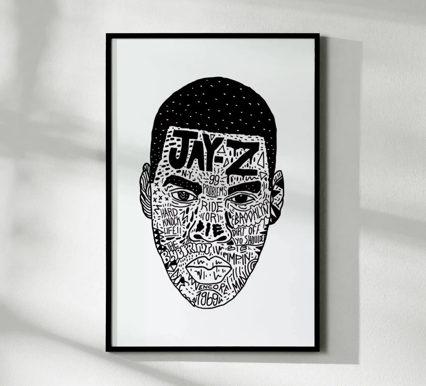 Jay Z poster van Nick Cocozza