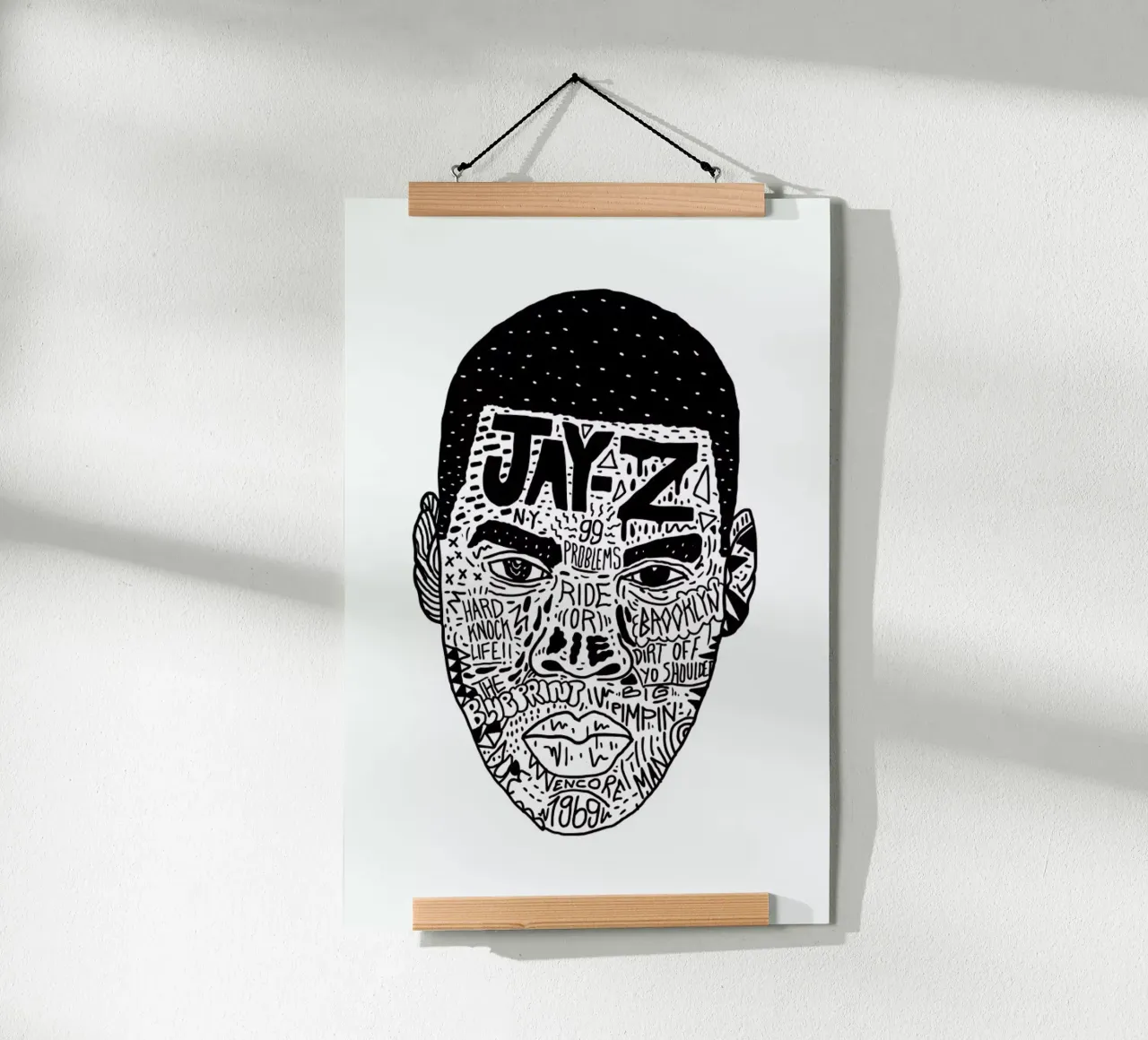 Jay Z poster by Nick Cocozza