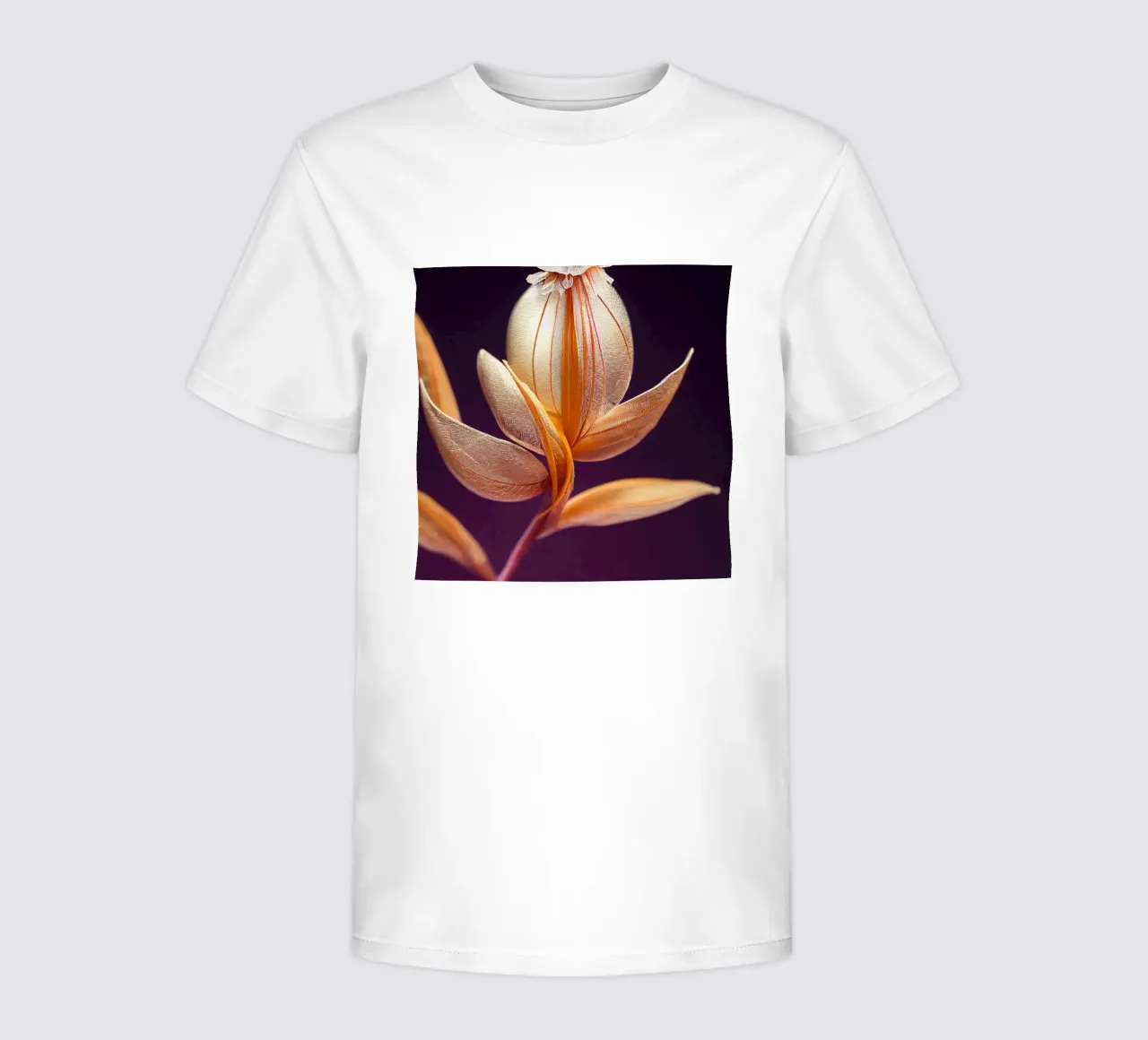 Macro Butea Monosperma Flower t-shirt bambini da Bold Blooms