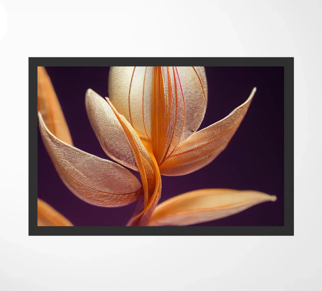 Macro Butea Monosperma Flower zerbino da Bold Blooms