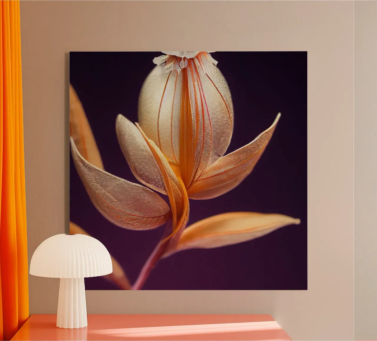 Macro Butea Monosperma Flower plexiglass da Bold Blooms