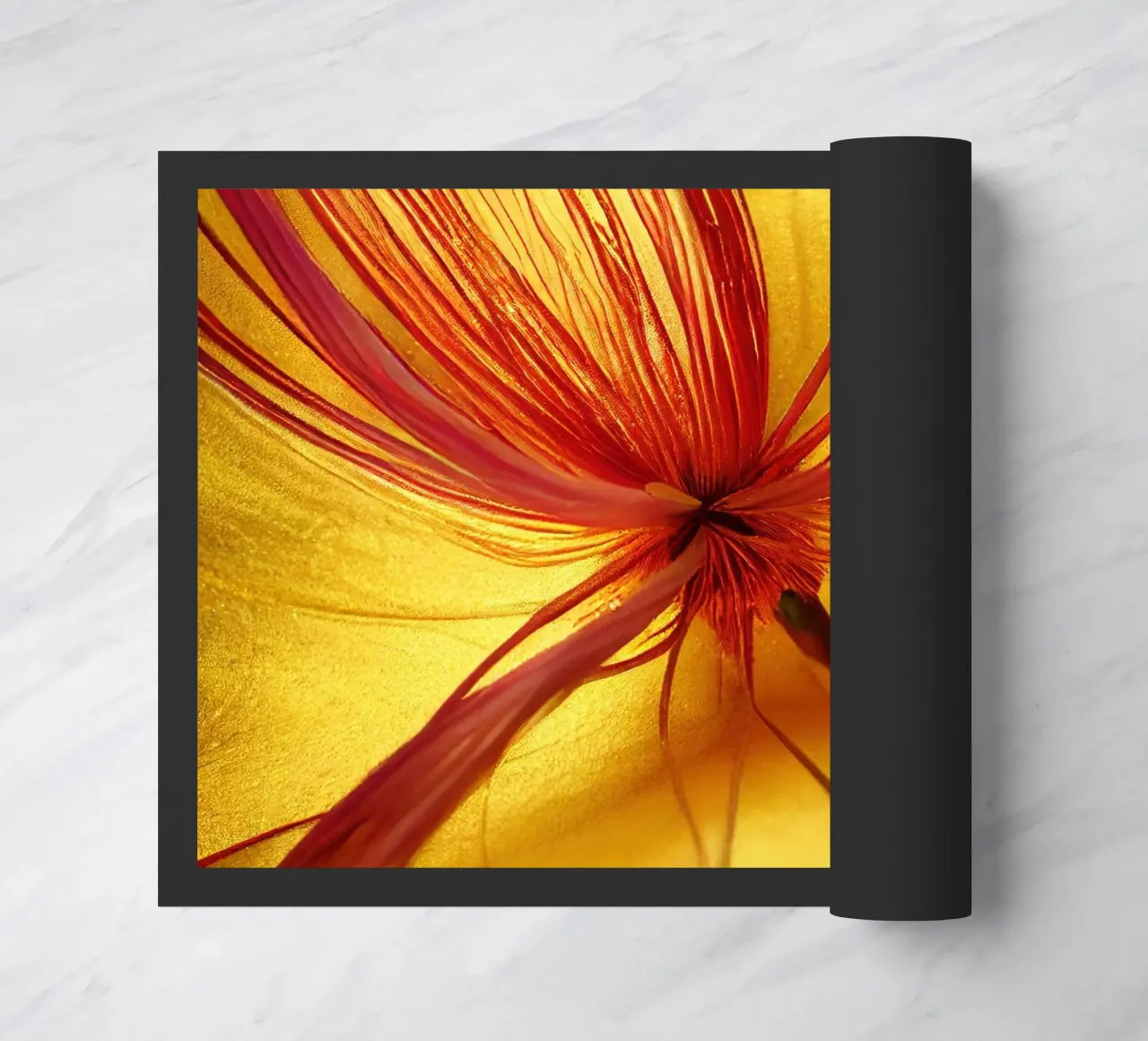 Macro Butea Monosperma Flower zerbino da Bold Blooms