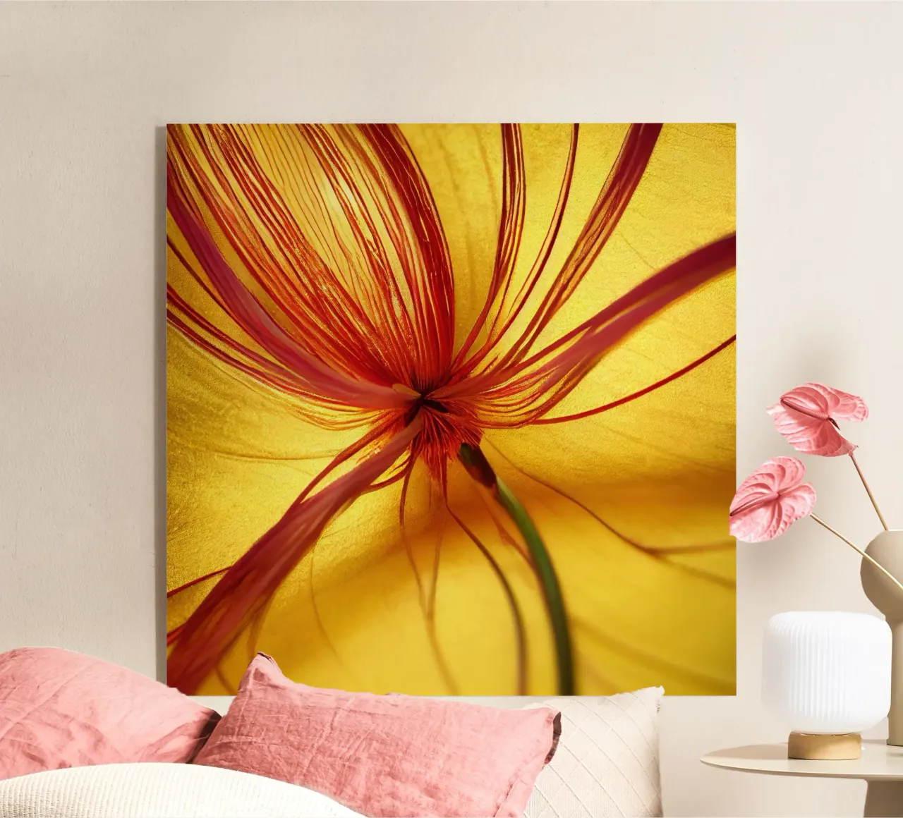 Macro Butea Monosperma Flower plexiglass da Bold Blooms