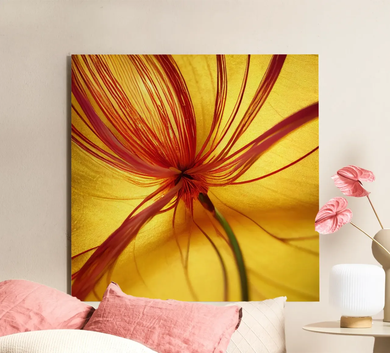 Macro Butea Monosperma Flower alluminio dibond da Bold Blooms