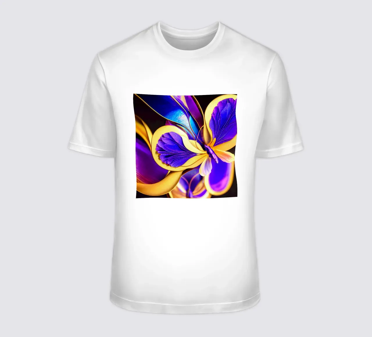 Macro Farfalla Fiore di pisello t-shirt da Bold Blooms