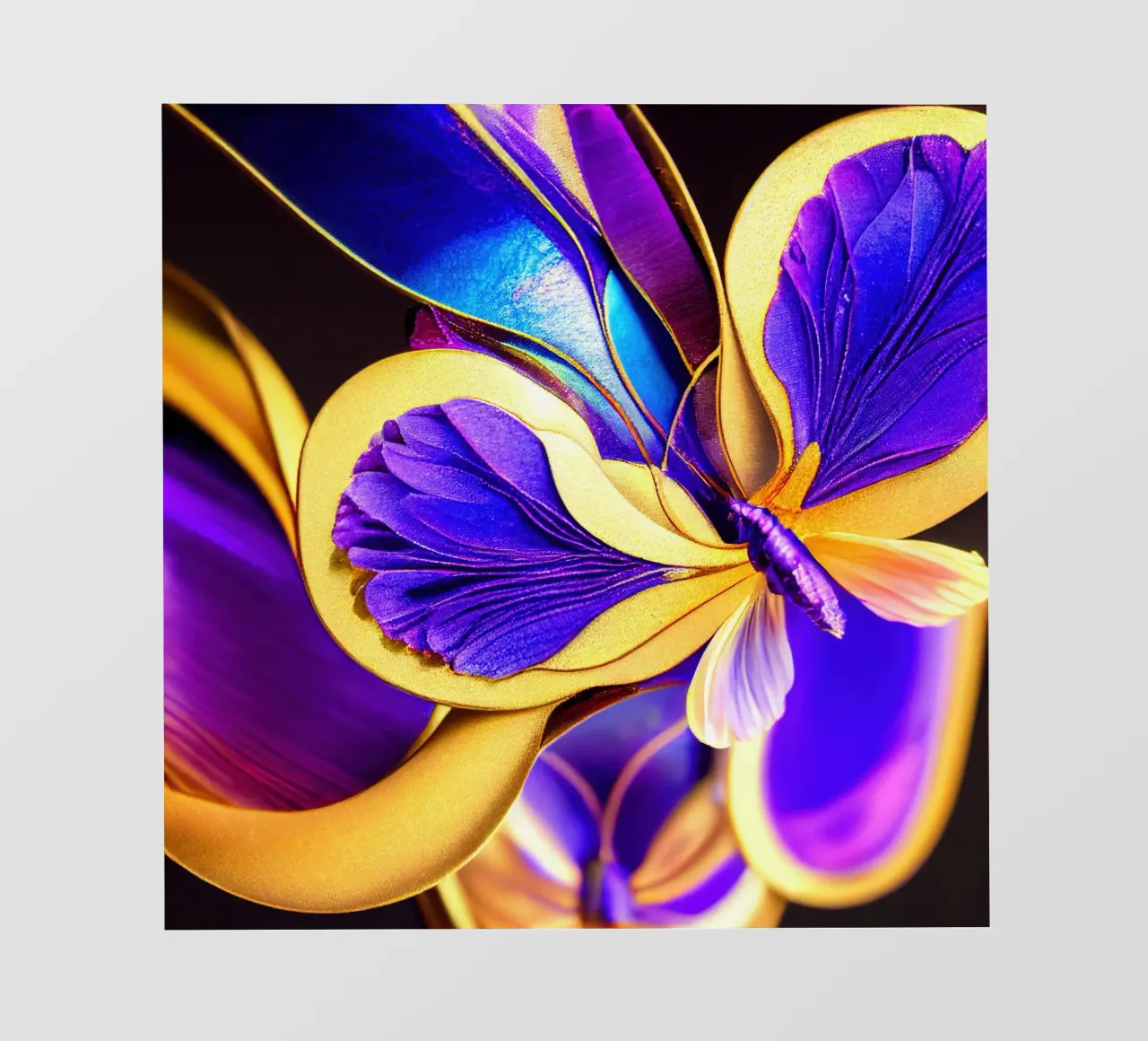 Macro Farfalla Fiore di pisello pellicola backlit da Bold Blooms