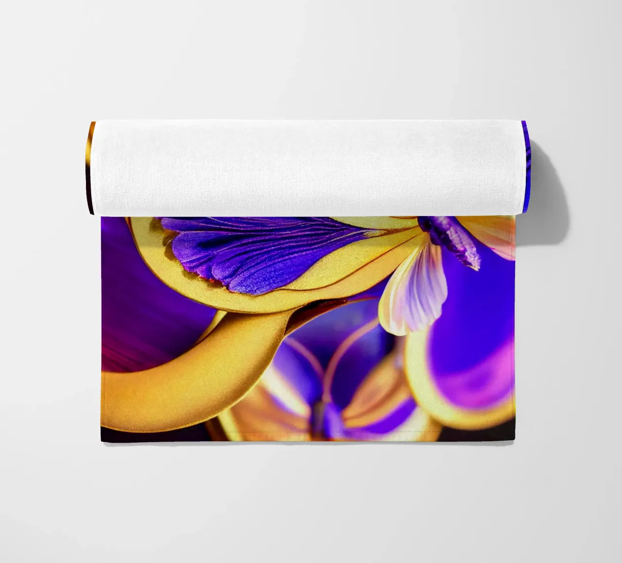 Macro Farfalla Fiore di pisello telo mare da Bold Blooms