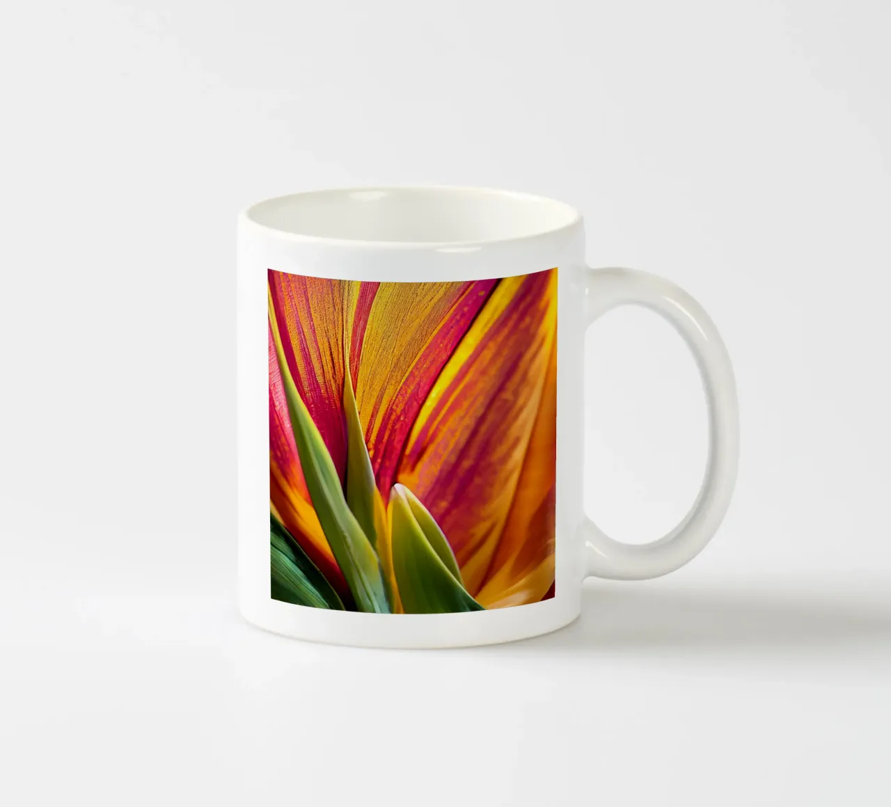 Macro fiore di giglio di Canna tazza in ceramica da Bold Blooms