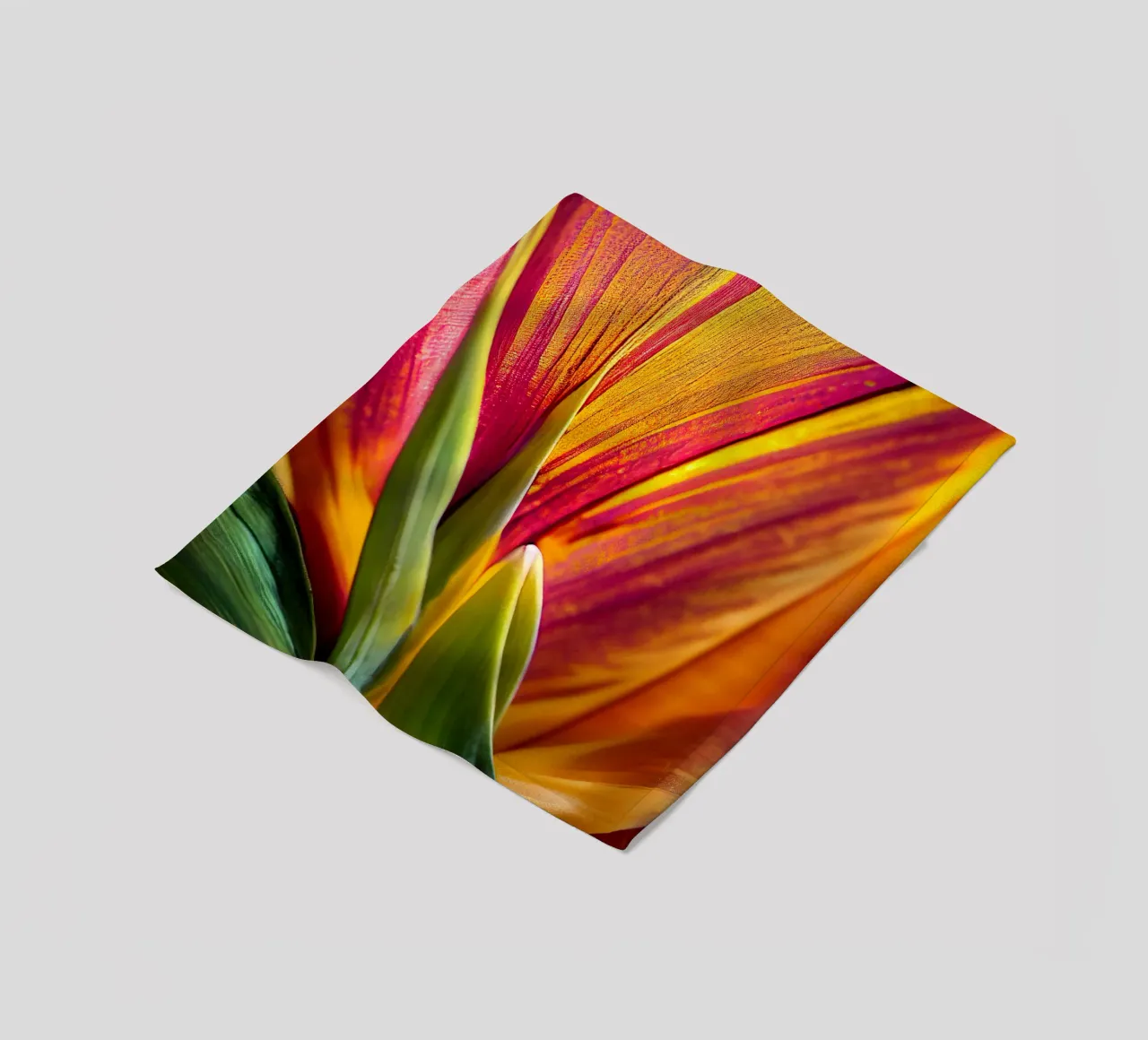 Macro fiore di giglio di Canna coperta in pile da Bold Blooms