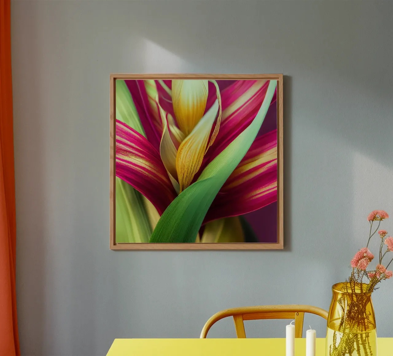 Macro fiore di giglio di Canna alluminio dibond da Bold Blooms