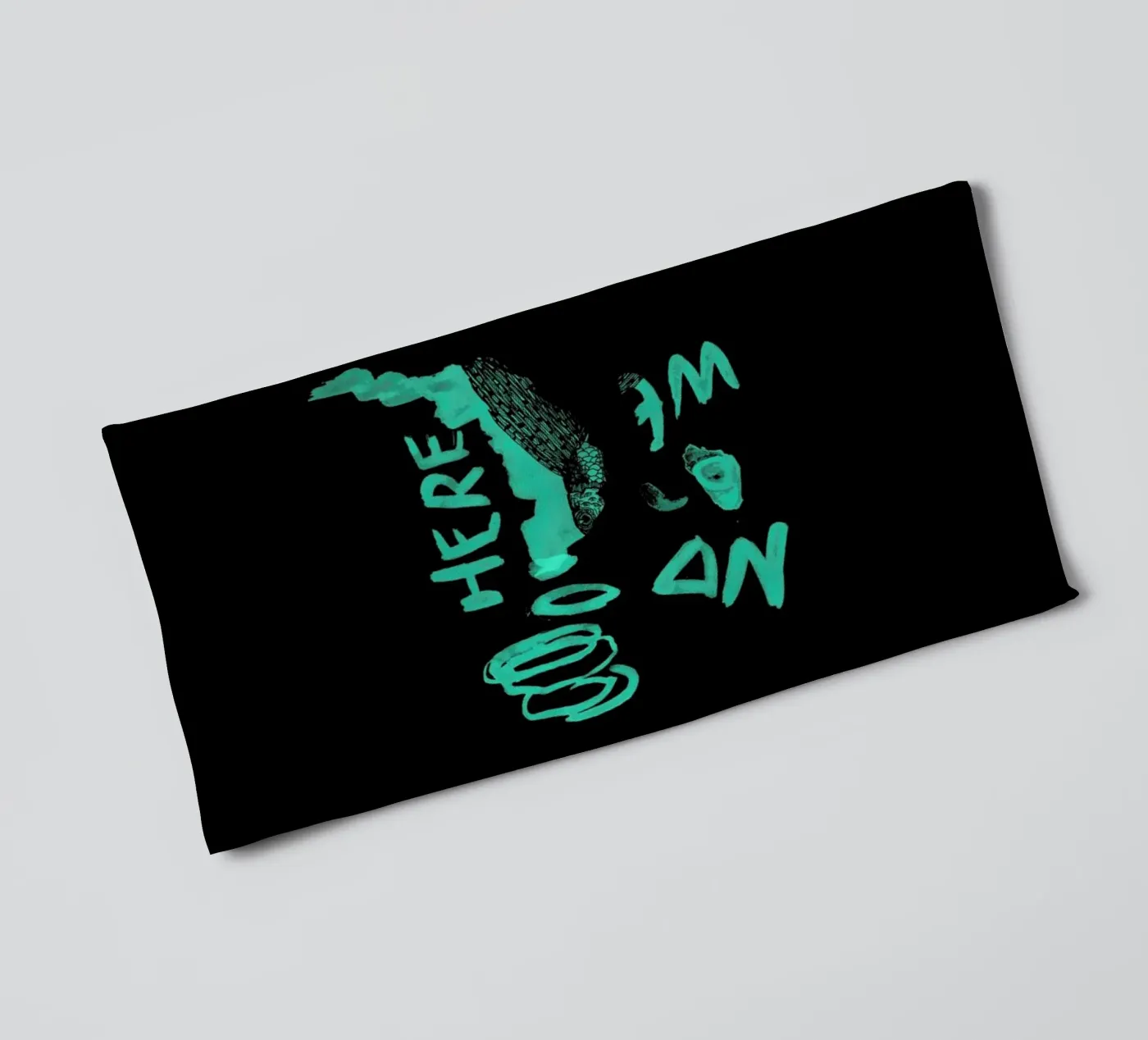 Nowhere badhanddoek van Daniela Roessler