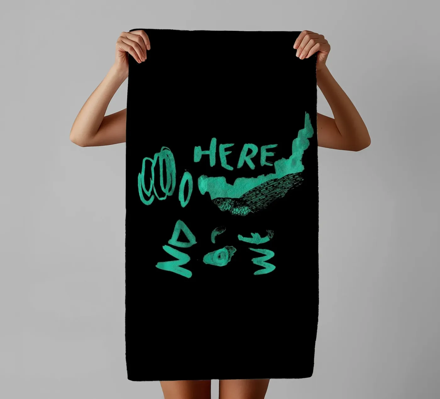 Nowhere badhanddoek van Daniela Roessler