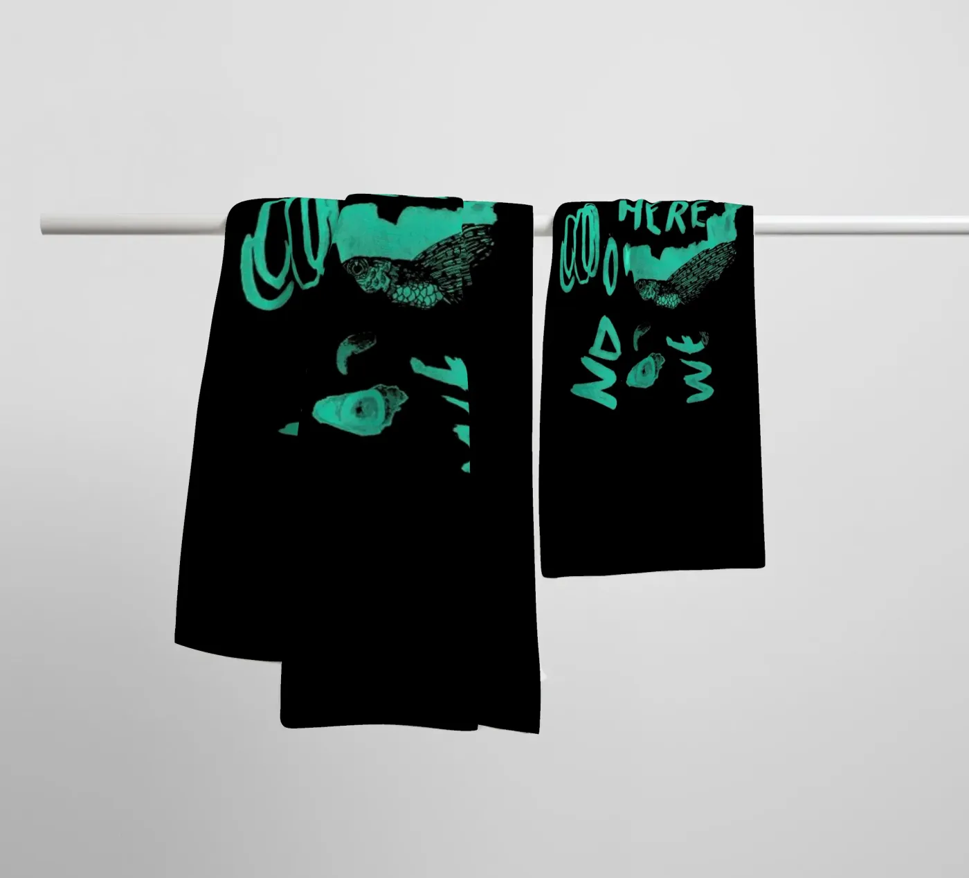Nowhere badhanddoek van Daniela Roessler