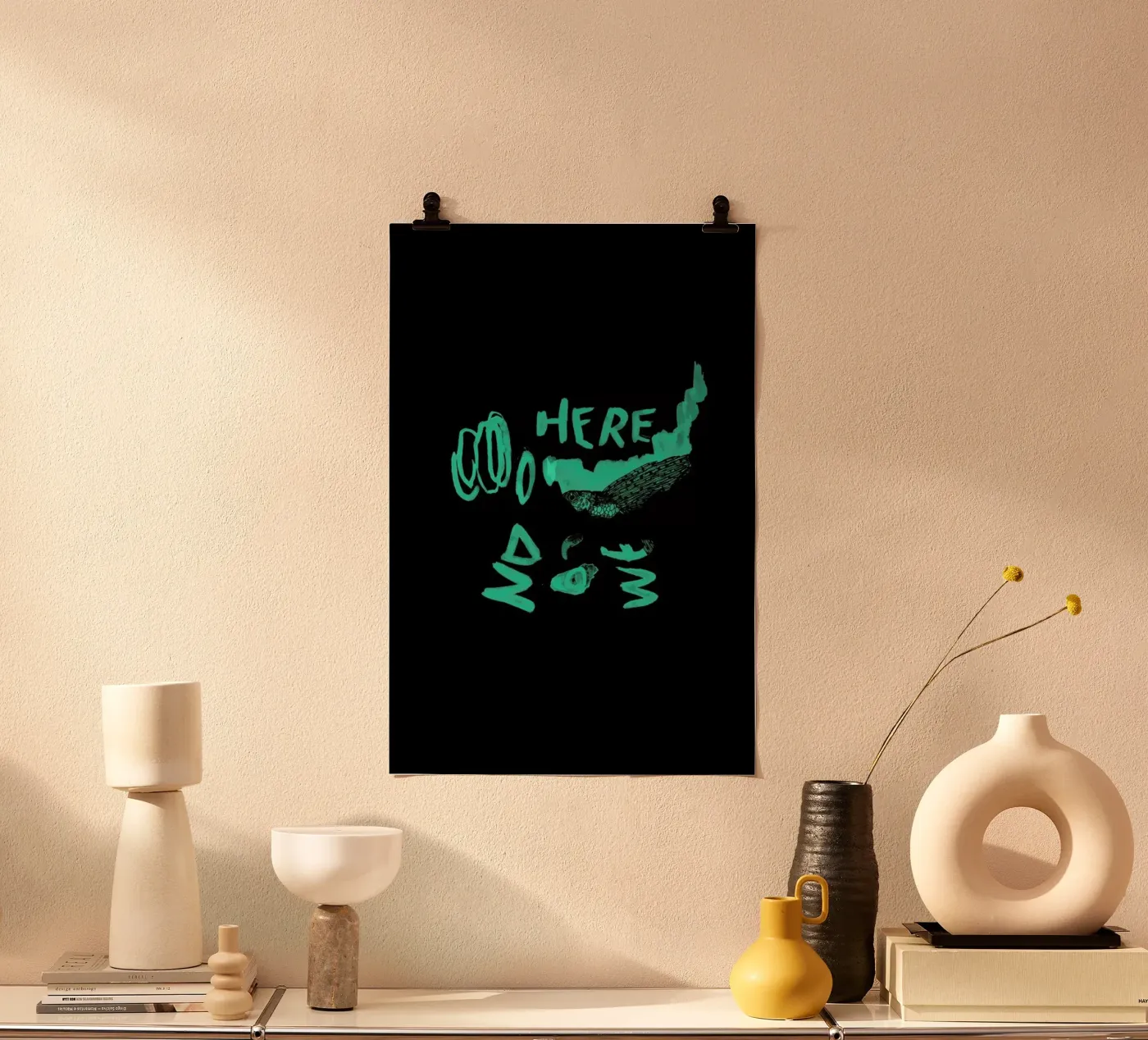 Nowhere poster van Daniela Roessler