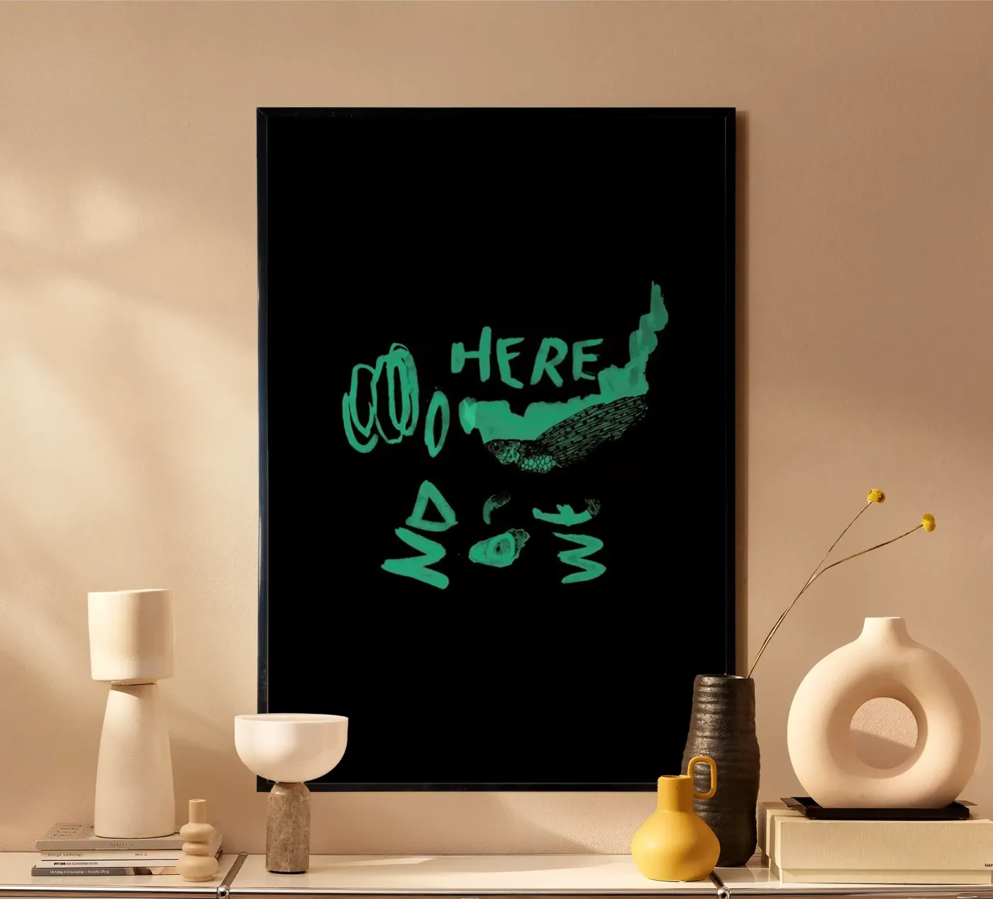 Nowhere poster van Daniela Roessler