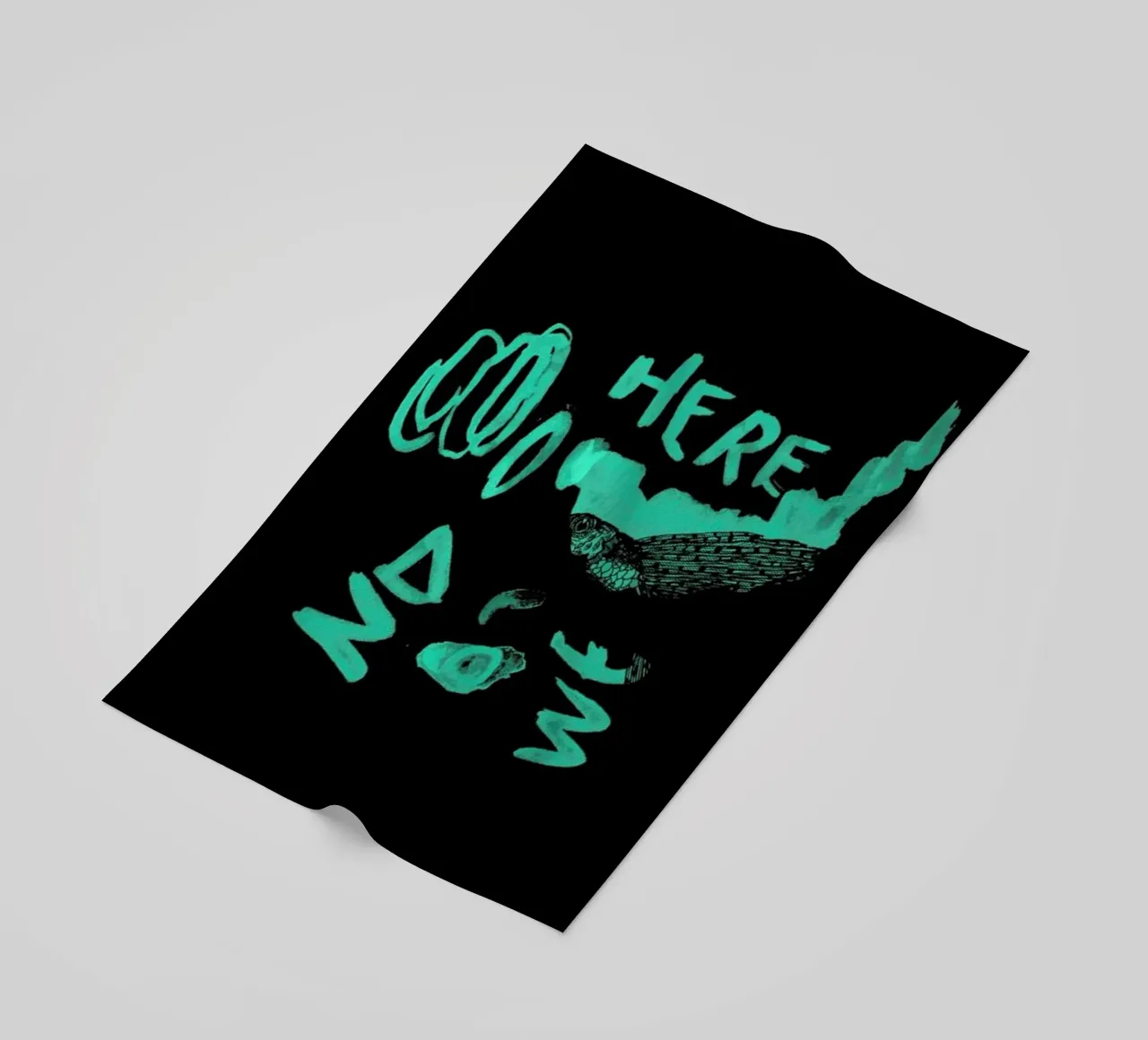 Nowhere beach towel by Daniela Roessler