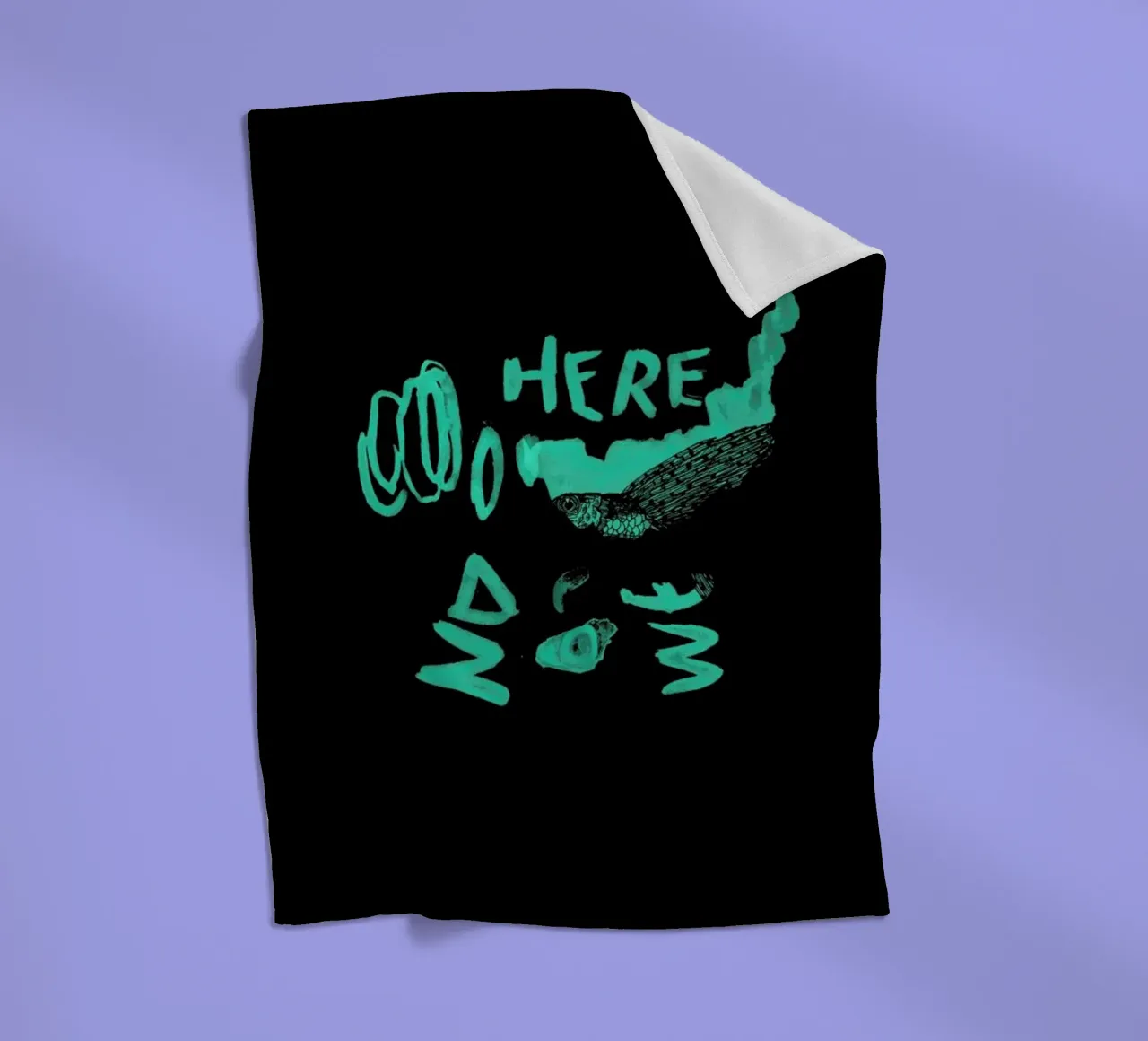 Nowhere Fleecedecke von Daniela Roessler