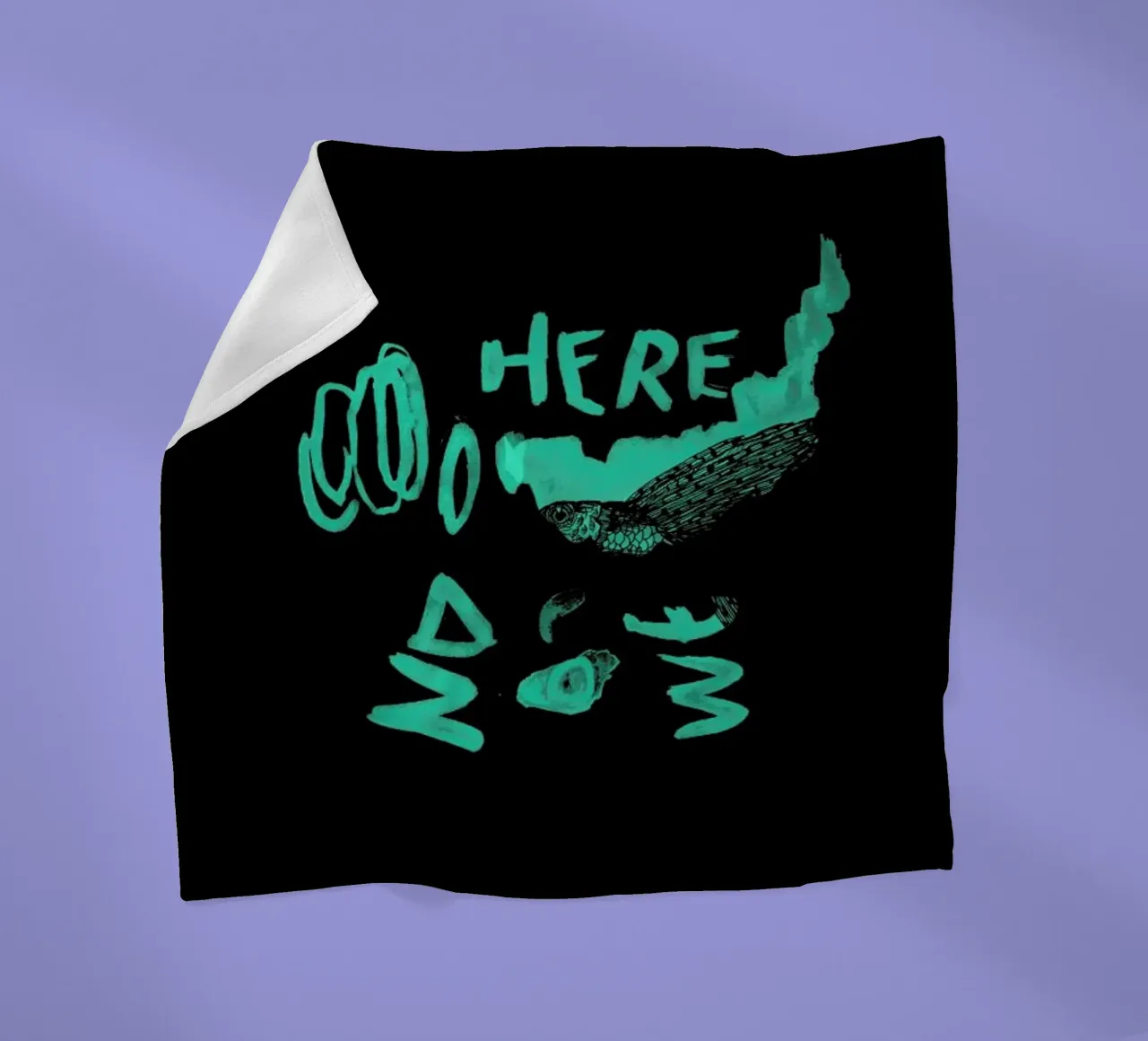 Nowhere Fleecedecke von Daniela Roessler