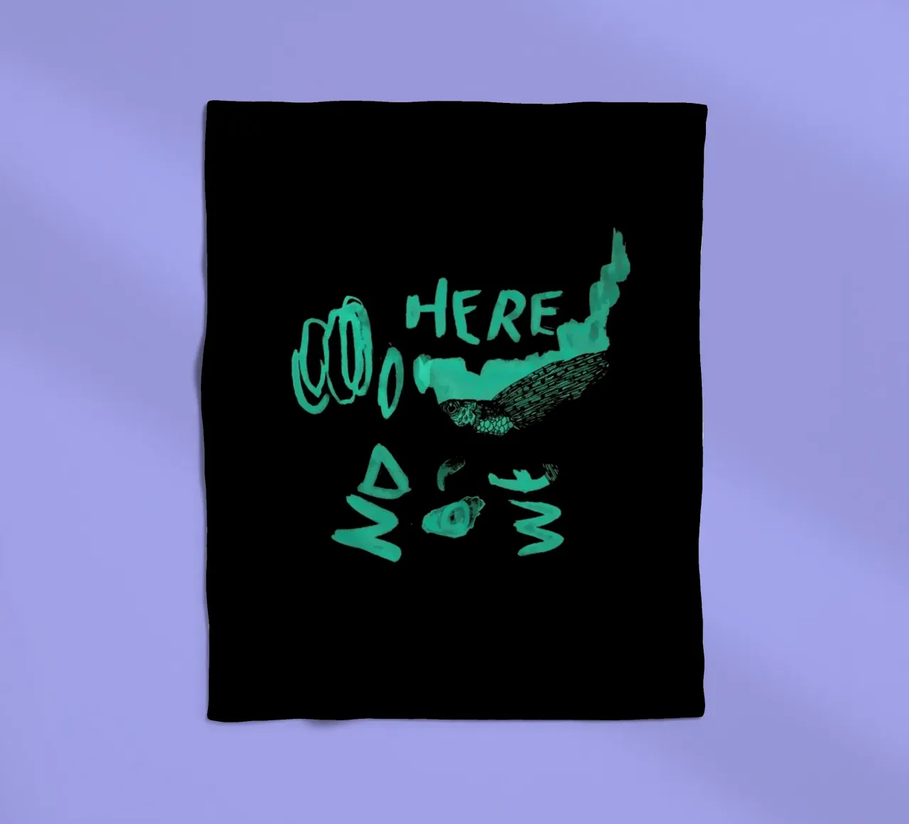 Nowhere Fleecedecke von Daniela Roessler