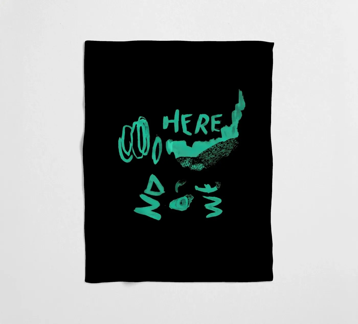 Nowhere fleecedeken van Daniela Roessler