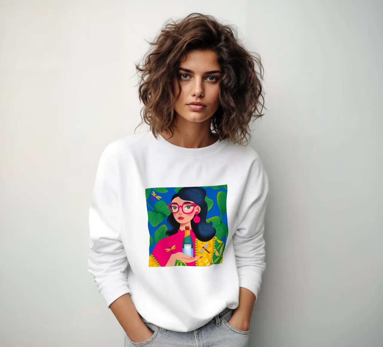 Portrait d'une tenue colorée sweat de Emery Kate
