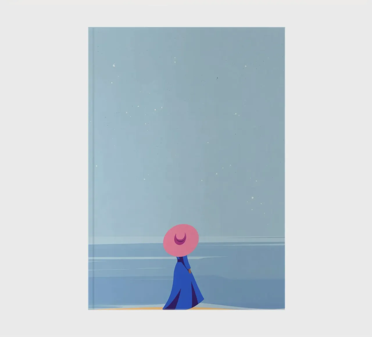 Beachside Contemplation notebook by Emery Kate