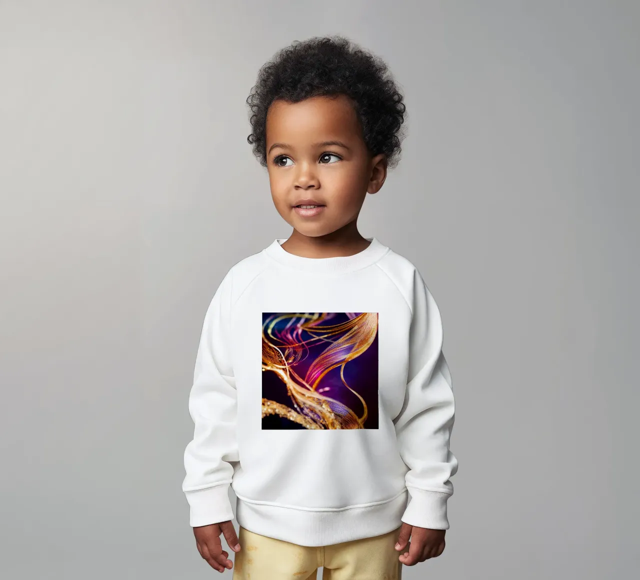 Makro Chandramallika Blume Baby Sweatshirt von Bold Blooms