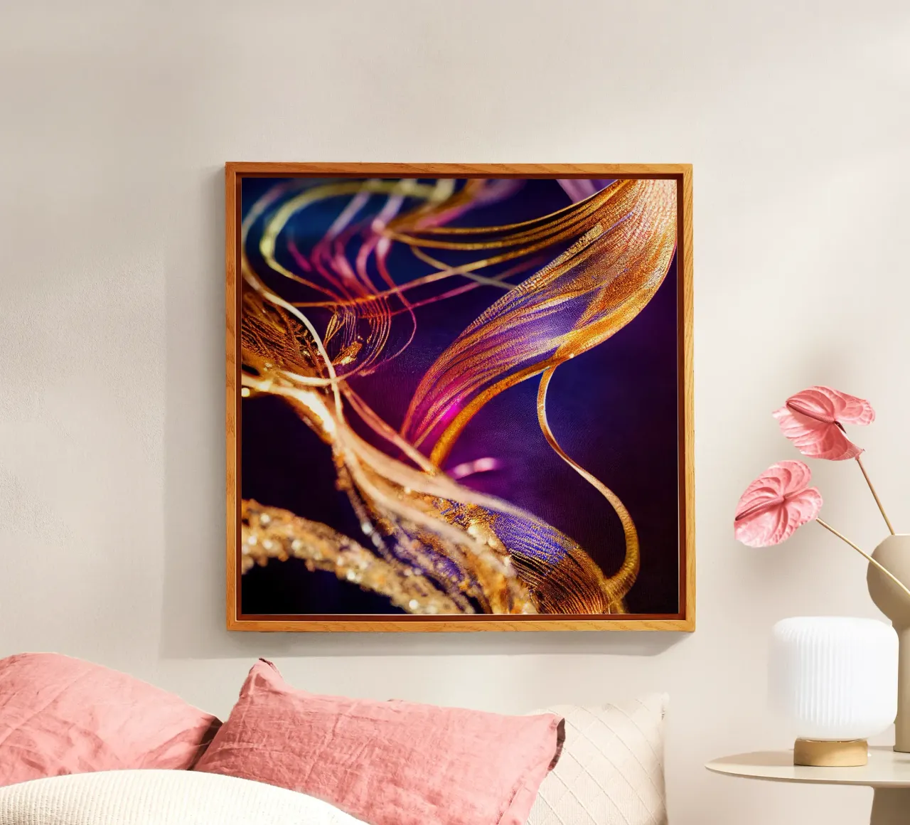 Macro Flor Chandramallika metacrilato de Bold Blooms