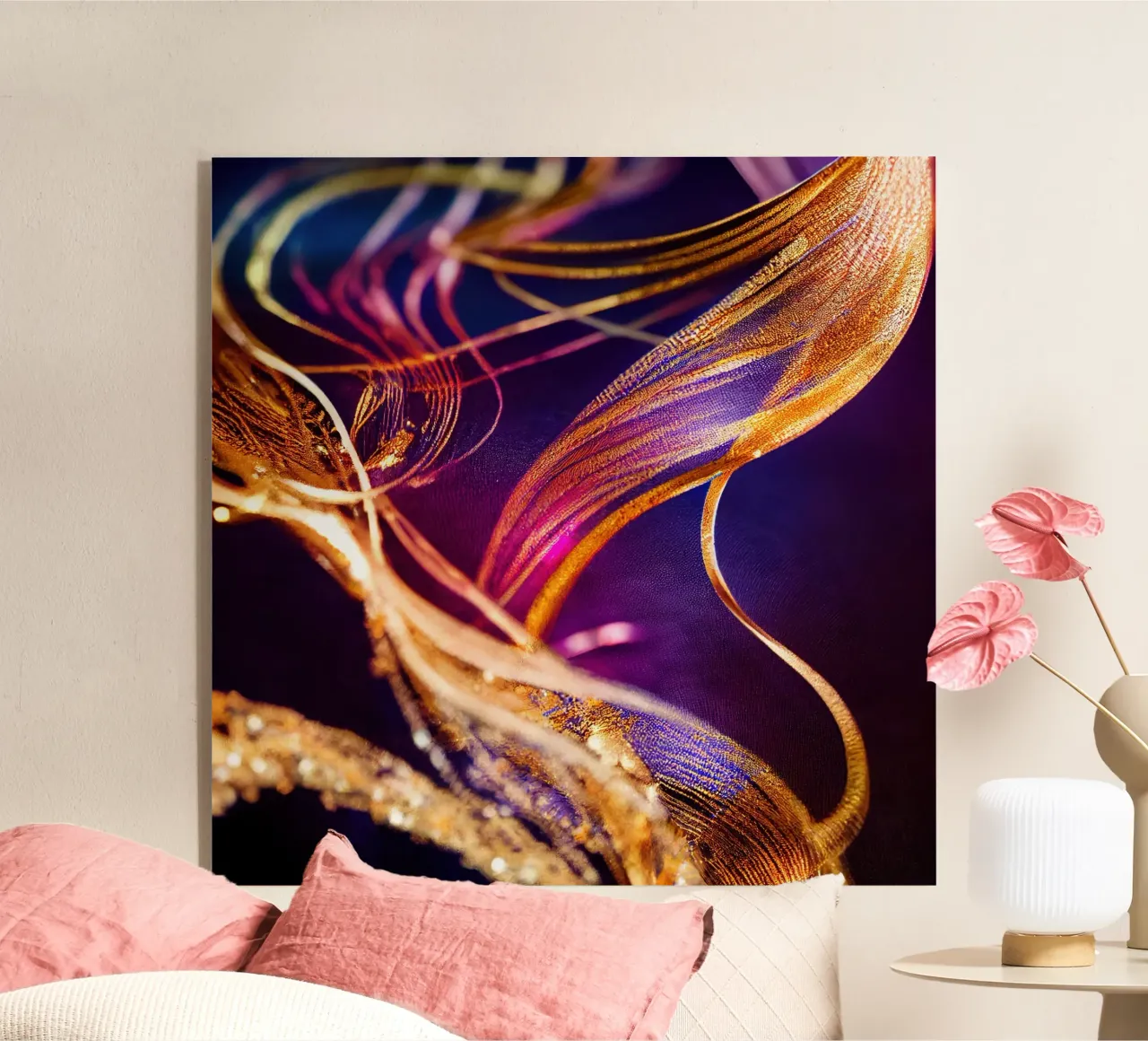 Macro Flor Chandramallika metacrilato de Bold Blooms