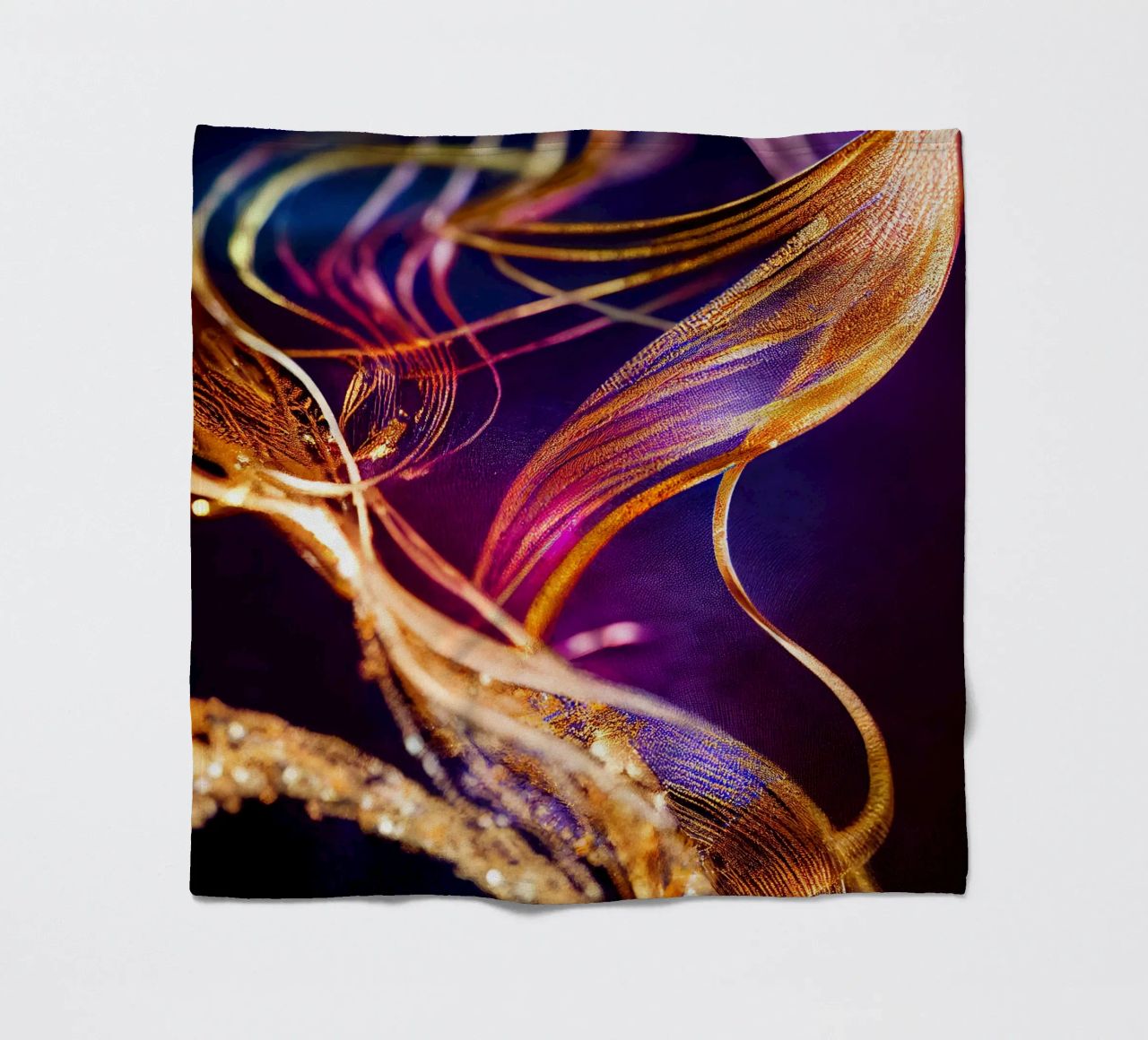 Fiore Macro Chandramallika coperta in pile da Bold Blooms