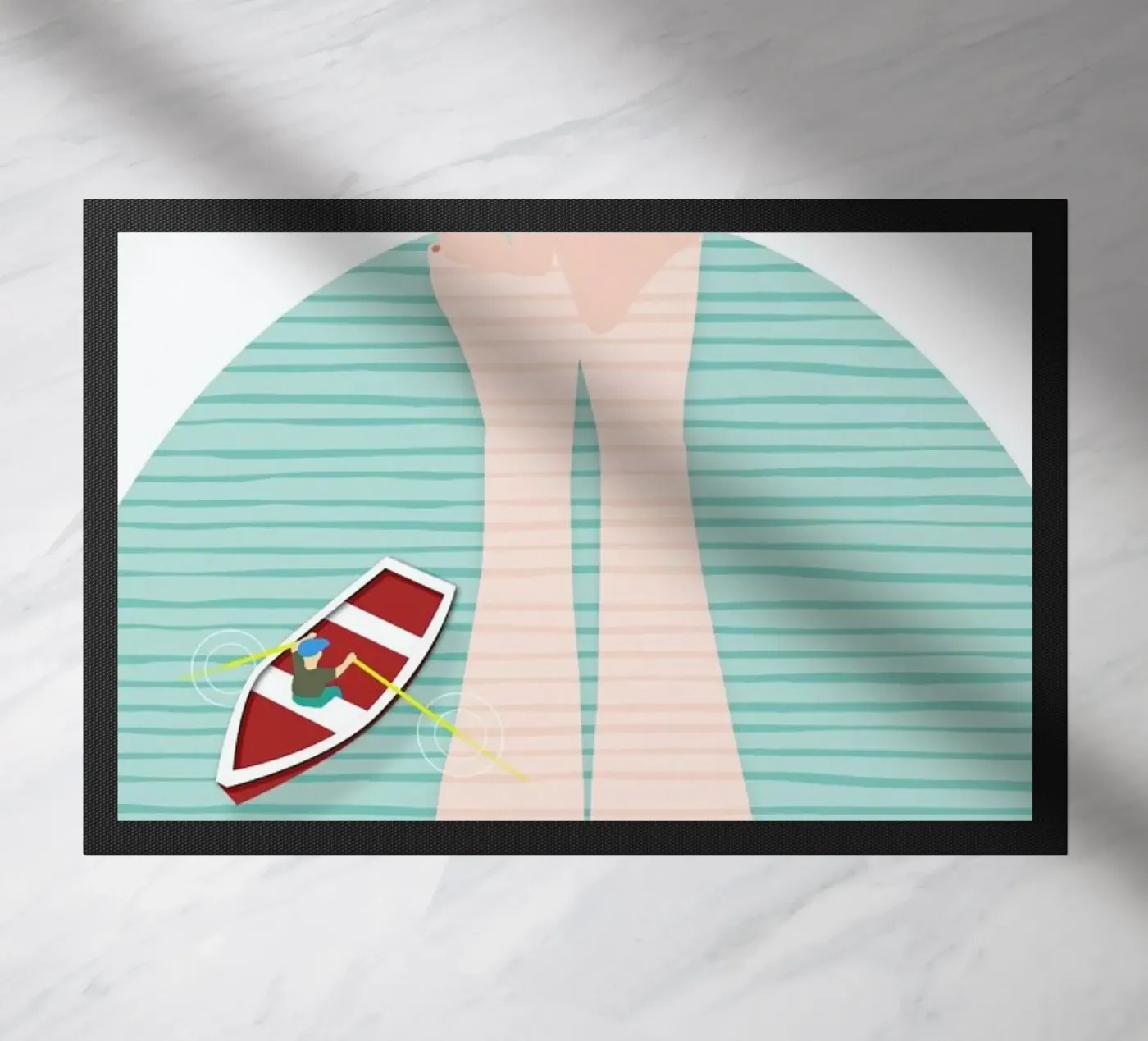 Badewanne doormat by Amy & Kurt