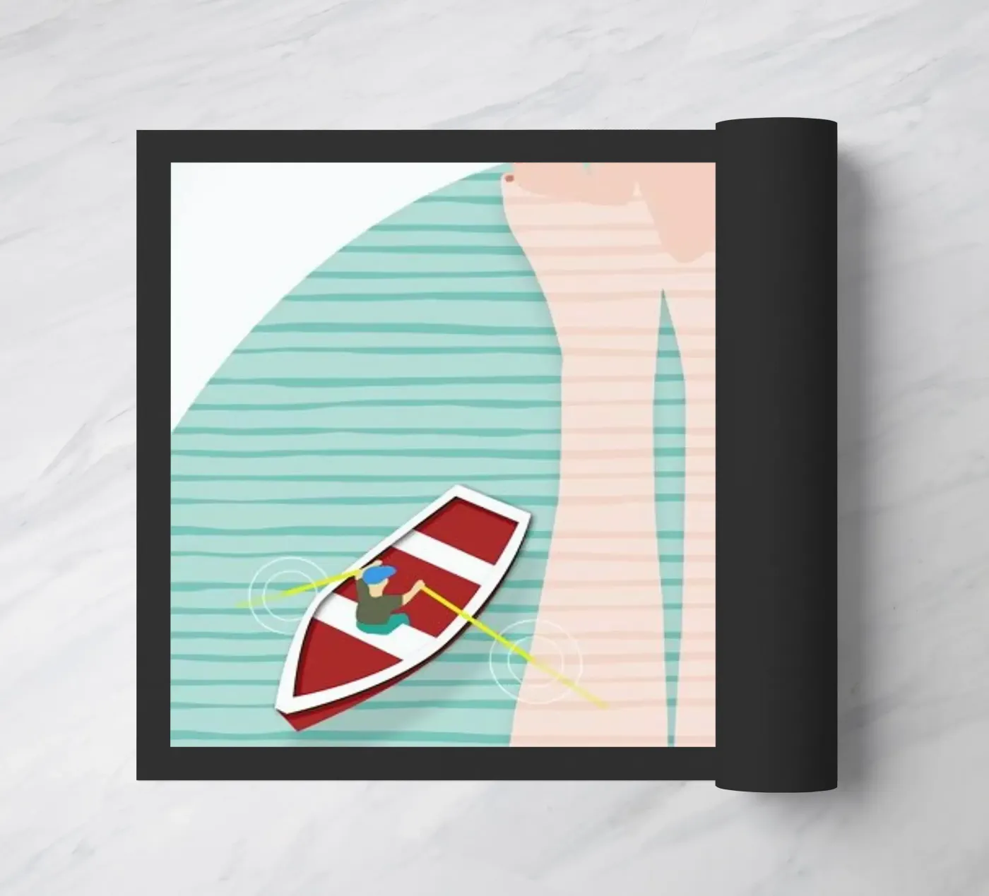 Badewanne doormat by Amy & Kurt