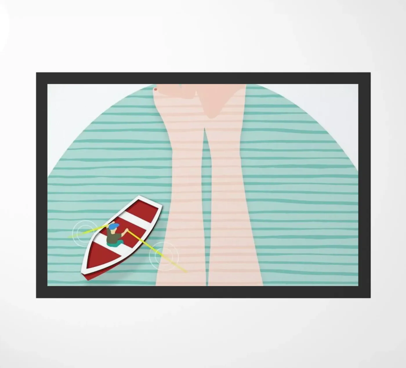 Badewanne doormat by Amy & Kurt