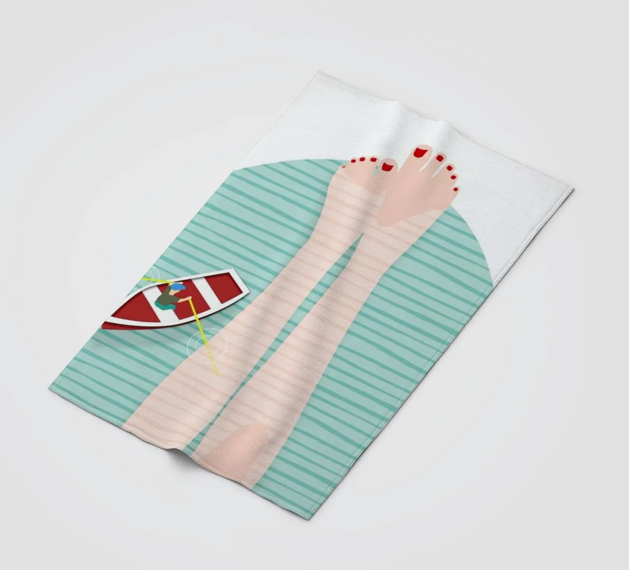 Badewanne fleece blanket by Amy & Kurt