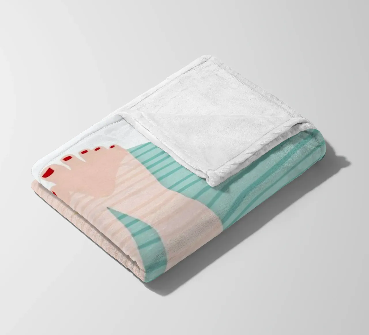 Badewanne fleece blanket by Amy & Kurt