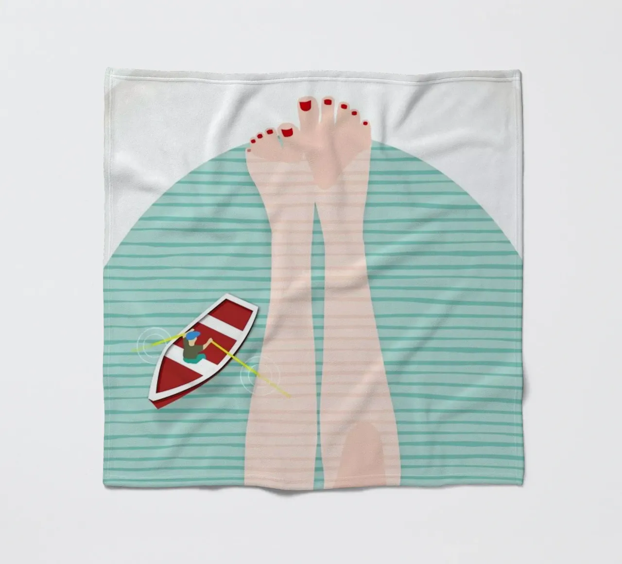 Badewanne fleece blanket by Amy & Kurt