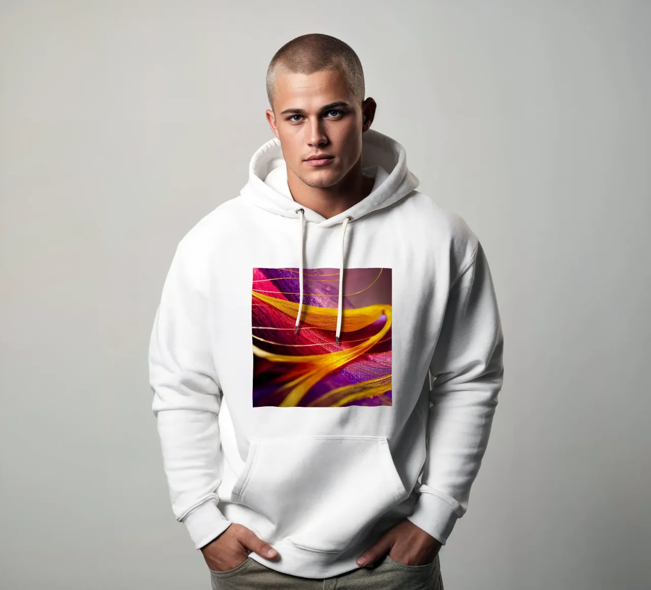 Makrokobra Safranblüte Hoodie von Bold Blooms