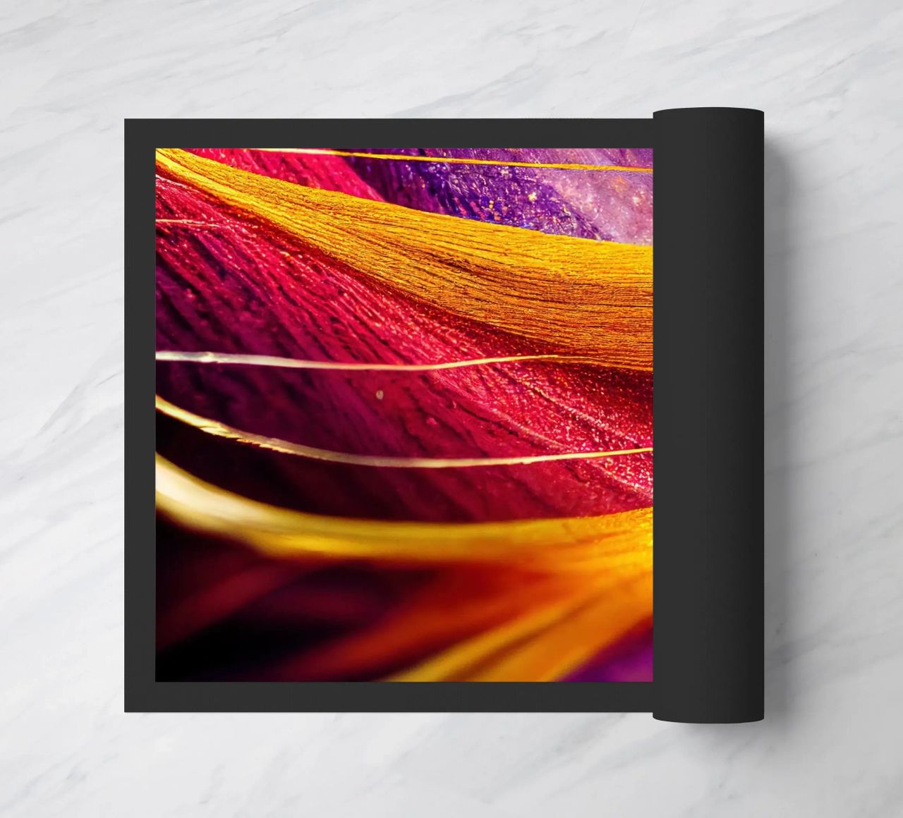 Macro Cobra Saffron Flower zerbino da Bold Blooms