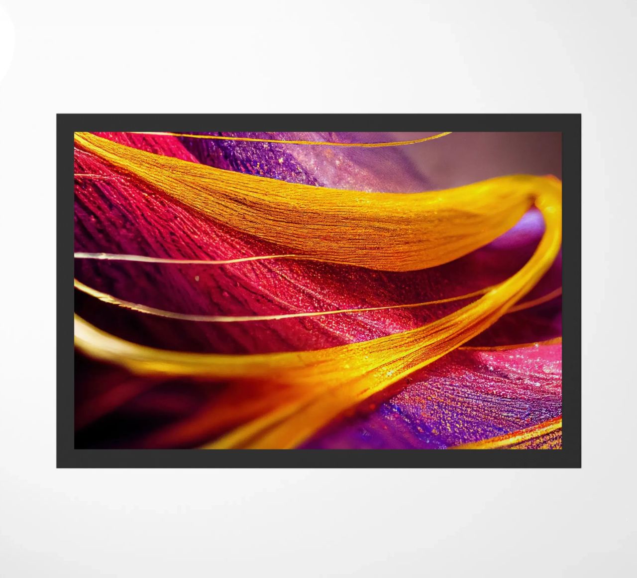 Macro Cobra Saffron Flower zerbino da Bold Blooms