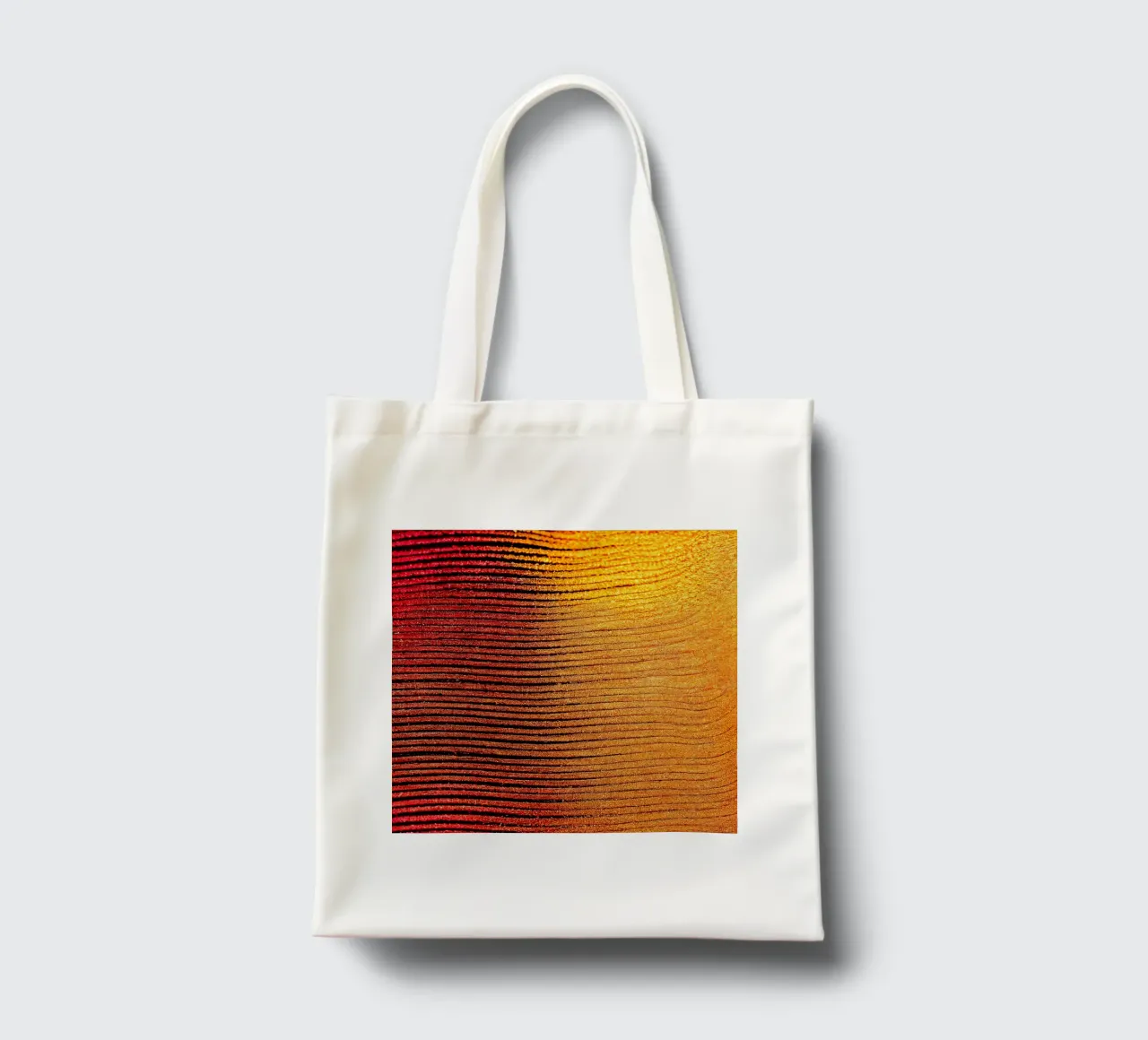 Macro Cobra Saffron Flower borsa in juta da Bold Blooms