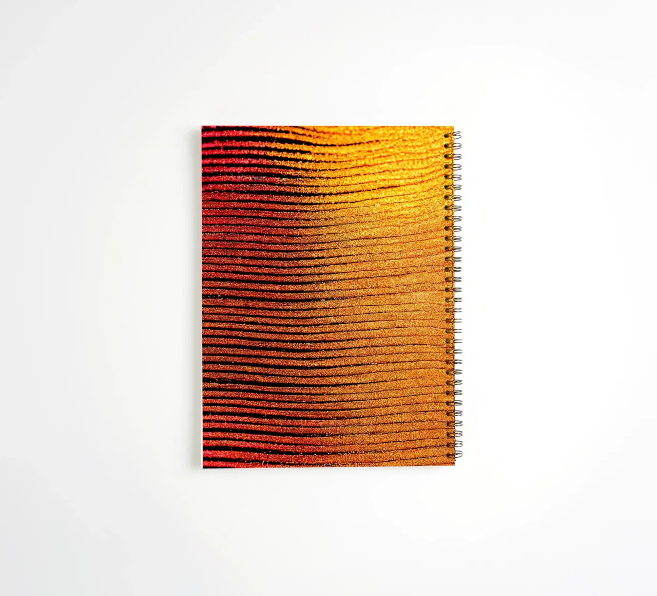 Macro Cobra Saffron Flower spiral notebook by Bold Blooms