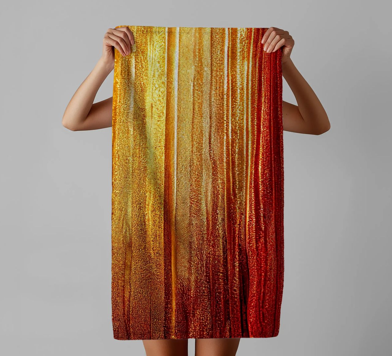 Macro Cockscomb Flower towel by Bold Blooms